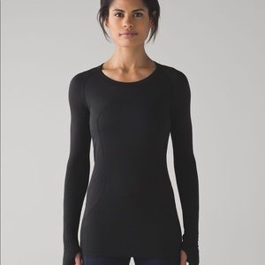 Lulu lemon Black Long Sleeve T-Shirt